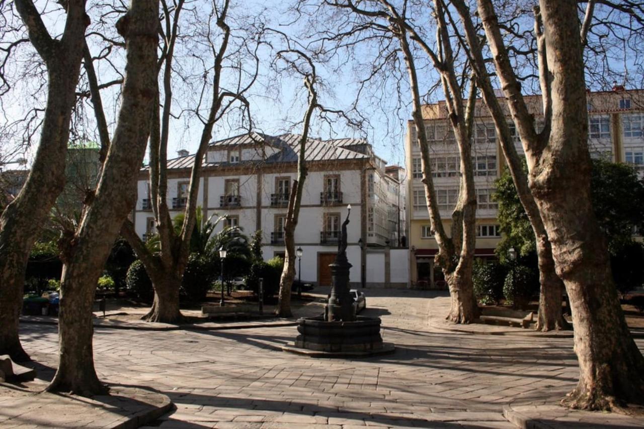 Enjoy The Old Town In A Full Renovated Duplex Apartment A Coruna Bagian luar foto